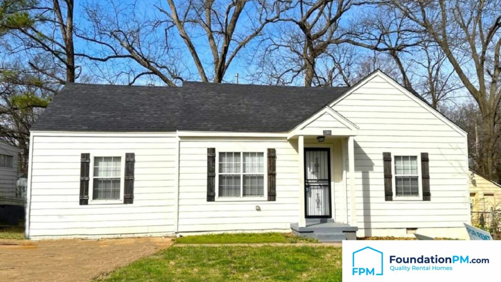 A happy family in a well-maintained Memphis rental property managed by Foundation Property Management