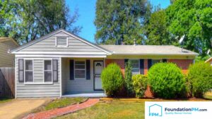 A well-maintained Memphis rental property managed by Foundation Property Management