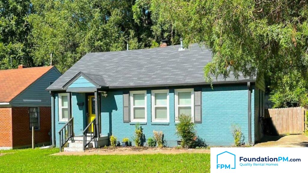 A beautifully managed Memphis property under the care of Foundation Property Management, showcasing stress-free ownership.