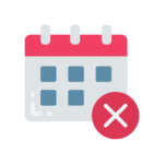 Icon showing calendar for residents