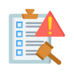 Icon showing lease violation responsibilities for residents