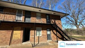 A Memphis property manager inspecting a rental unit after tenant turnover.