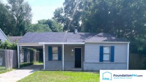 Well-maintained rental property in Memphis managed by Foundation Property Management