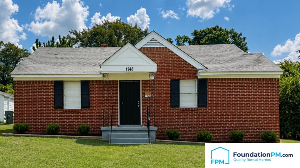 Tenant performing basic rental maintenance in Memphis home